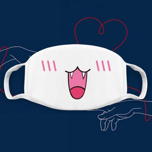 我喜欢卡通可爱水洗防尘透气纯棉口罩你顾同款口罩