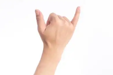 数字6的手势 数字