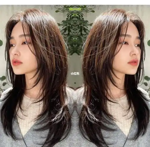 重量在胸上的位置～中长发所有女孩子都适合的长度,修饰脸型层次感