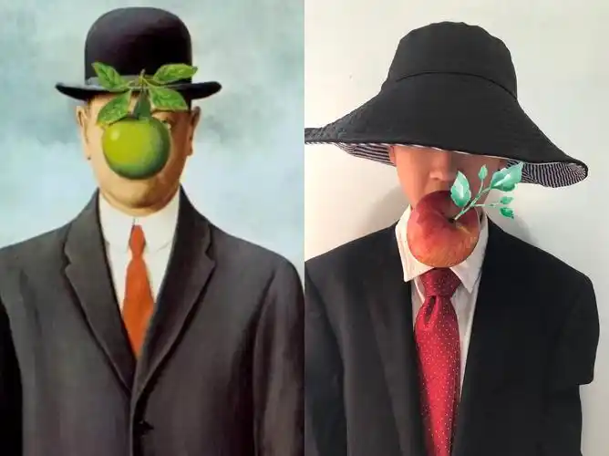 名画模仿秀,秀出不一样的你!——六4班级主题活动