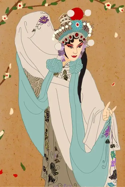 戏曲人物插画