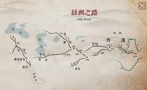 丝绸之路的起点和终点 终点:罗马 ;  起点:长安  西安,古称长安,镐京