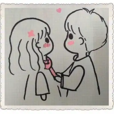 齁甜情书简笔画