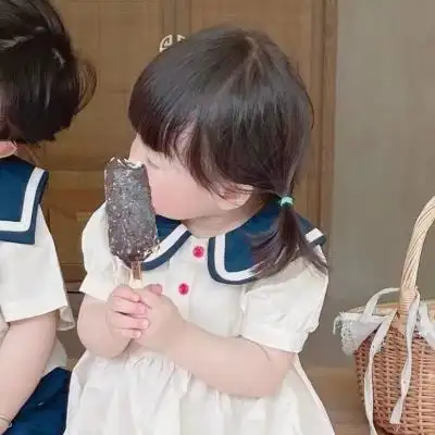 超可爱小萌娃情侣头像高清好看的情侣头像儿童超萌版图片