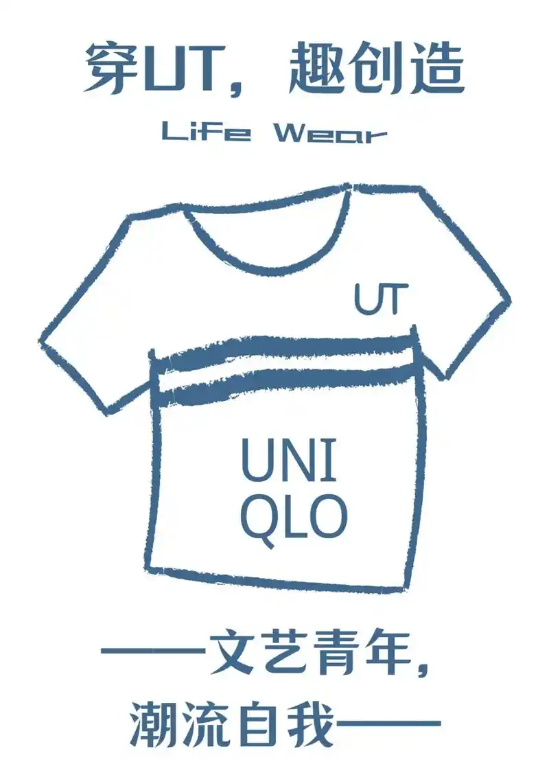 大广赛优衣库系列海报设计#原创海报设计 #优衣库大广赛 - 抖音