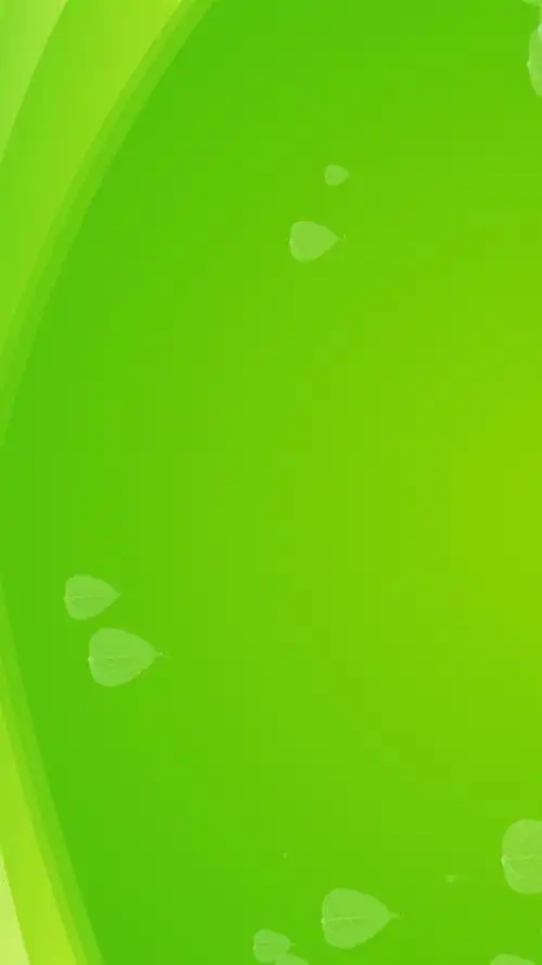 创意绿色扁平h5背景