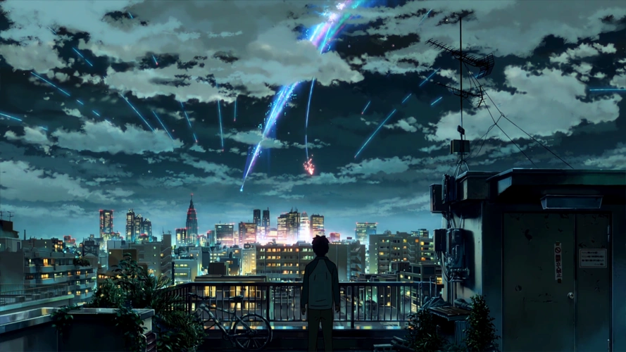 《你的名字》那些被我们遗忘的画面总是无处不在的,高清动漫#二次元