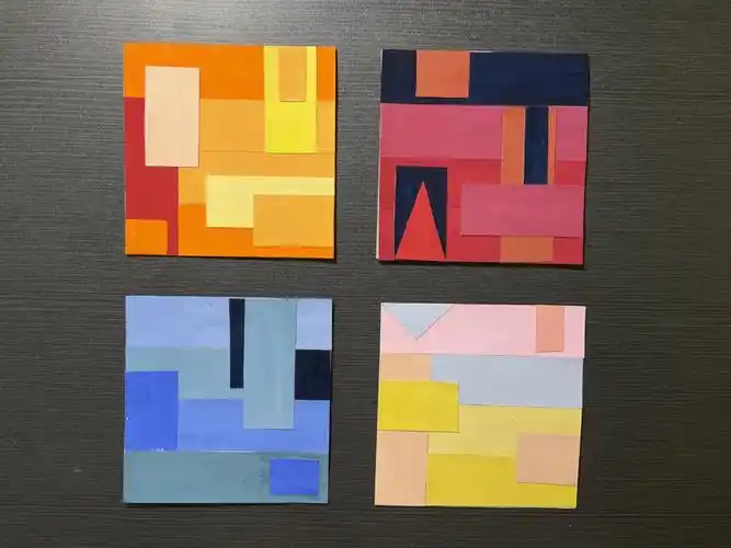 色彩表达情绪练习喜怒哀乐