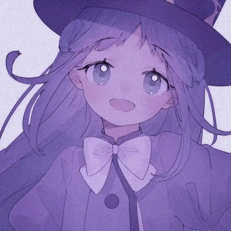 女生动漫头像之紫色系列#二次元专属交流地