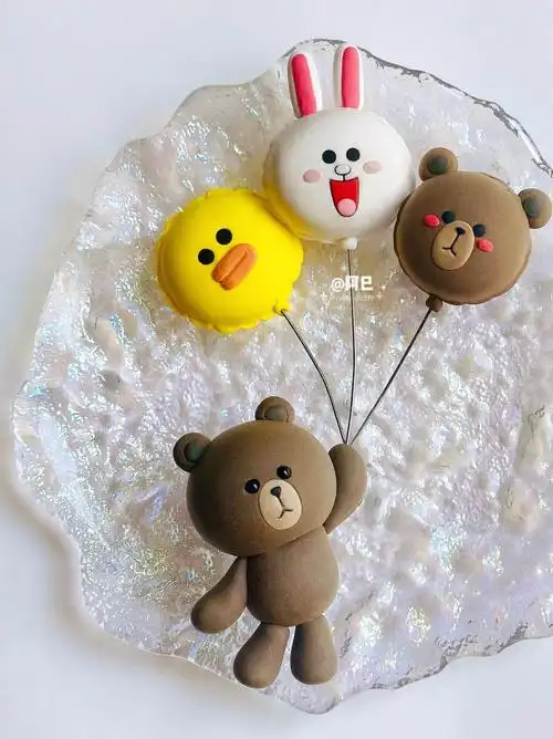 气球与布朗熊轻粘土教程