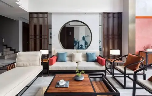 新中式极简白温馨住宅