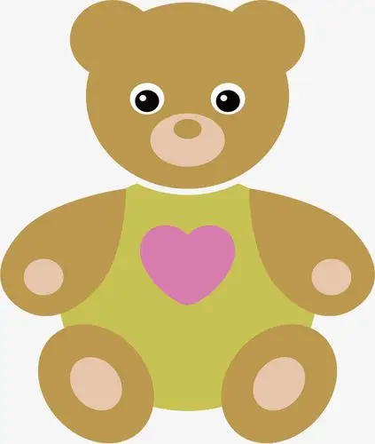 q版小熊和老鼠矢量素材