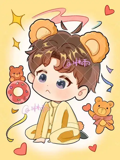 严浩翔 #严浩翔q版  #饭圈约稿  #薯条粑粑给点流量  #q版  #接稿