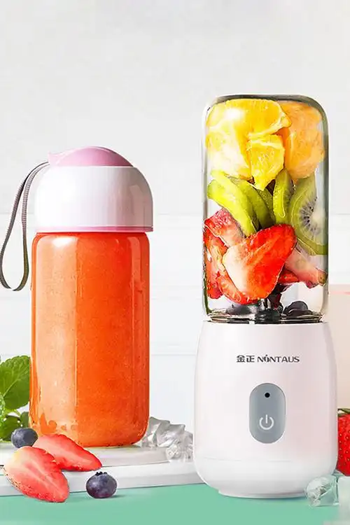 金正全自动电动榨汁机迷你便携榨汁杯充电式学生宿舍小型水果汁机