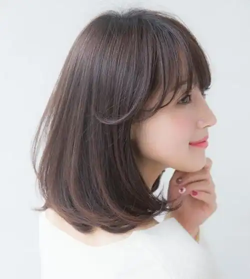 锁骨发懒人卷发烫发图片不同款式的锁骨烫发