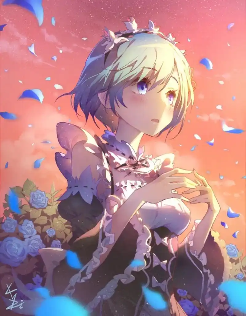 快来领取你的专属雷姆老婆,领取到的幸福的报个数