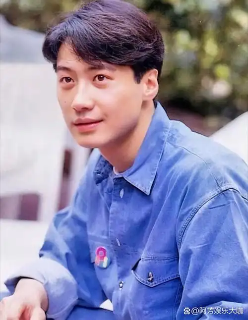 我当年买的第一台笔记本,上面的贴纸就是黎明的,但我留的发型却是