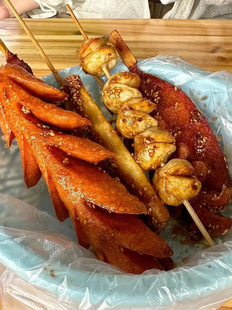 西门的炸串!冲冲冲!可以做外卖的噢 会送到 - 抖音