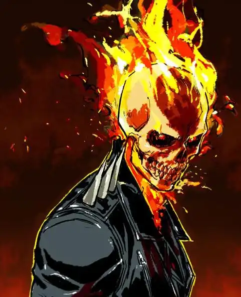 漫威角色篇被诅咒的罪恶审判者ghostrider恶灵骑士