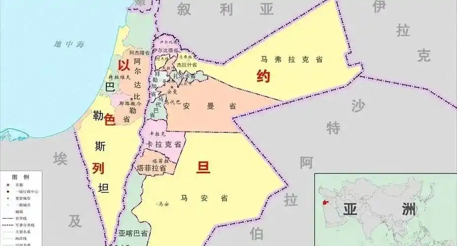 万万没想到,巴勒斯坦人口1300多万,竟然有近一半儿在约旦境内!