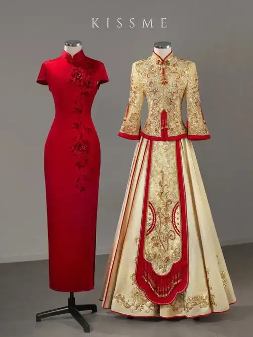 6套同色系新娘和妈妈的礼服搭配宁波婚纱