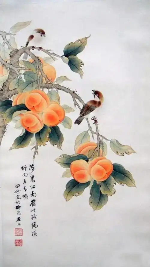 田世光工笔花鸟画大全