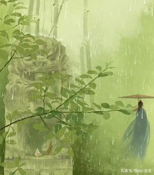 古风唯美绿色壁纸