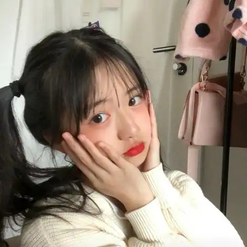 女生头像陆拾壹の双马尾