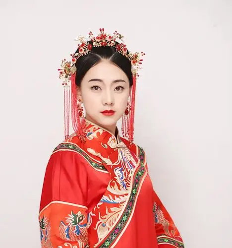 经典秀禾新娘盘发教程分享第二波唯美演绎中国古典风