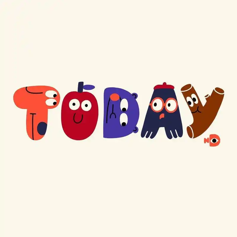 可爱趣味卡通创意字母插画logo设计欣赏#logo设计 #商 - 抖音