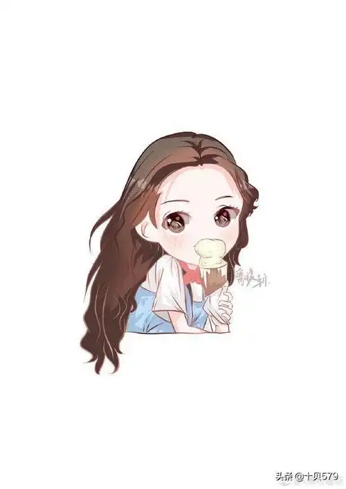 卖萌型:q版迪丽热巴红衣少女:q版迪丽热巴