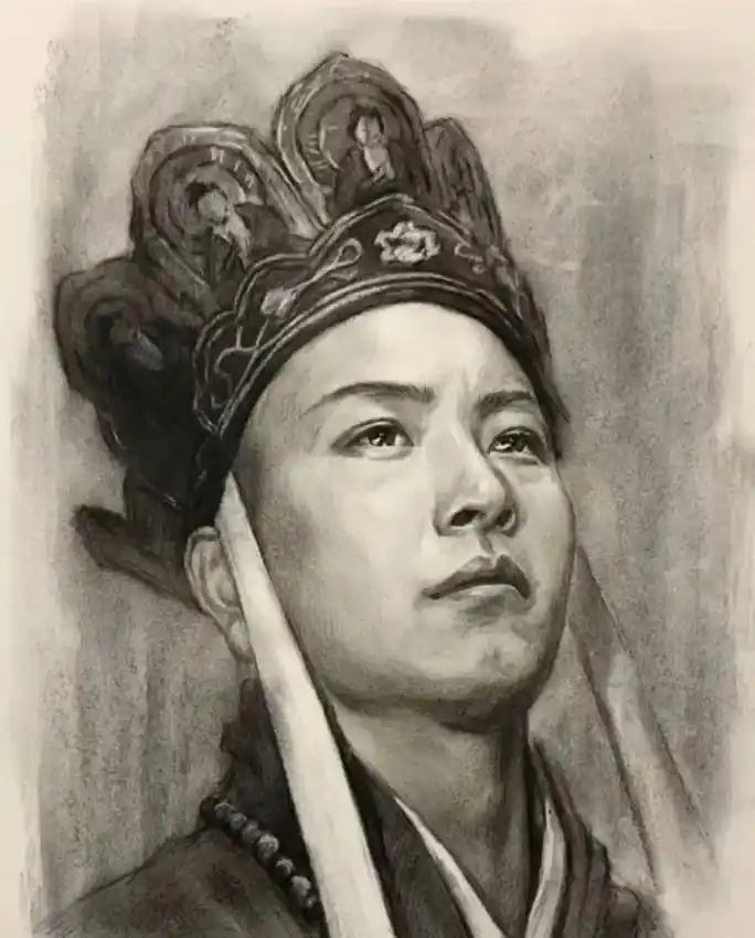 手绘  #素描  #西游记 #唐僧师徒 只有历九九八十一难 - 抖音