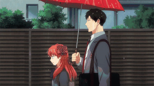 下雨天的时候情侣都是怎么秀恩爱的