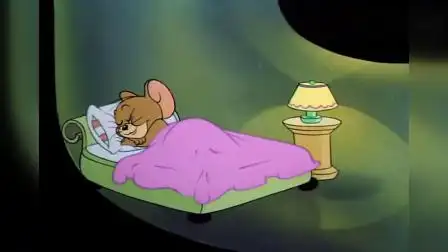 杰瑞住哪里不好,竟然睡在台球桌洞里,结果被汤姆打的球挤扁了