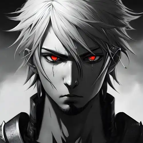 压迫感头像男动漫带杀气的眼神