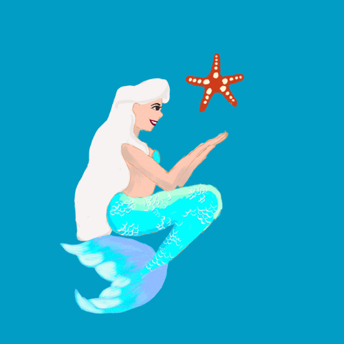 美人鱼gif动态图