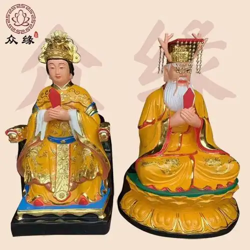 黑龙爷神像 白龙爷 掌管四渎之水的龙王 五帝龙王 四海龙王神像 众缘