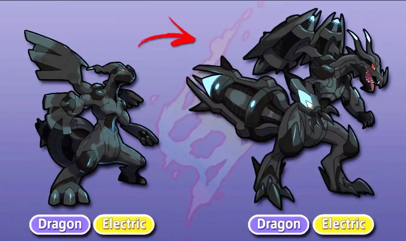 精灵宝可梦:同人神兽mega设计,捷克罗姆野性十足,雷希拉姆高贵