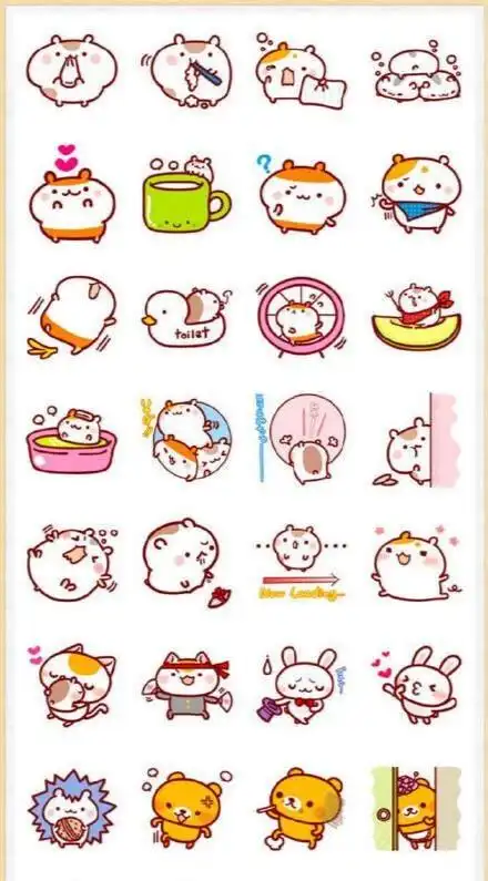 可爱的手帐素材