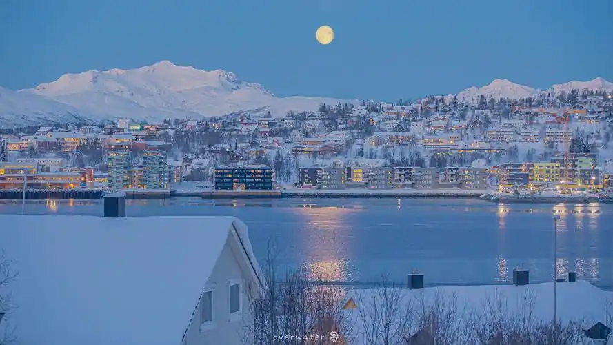 国外静谧冬日雪景高清桌面壁纸