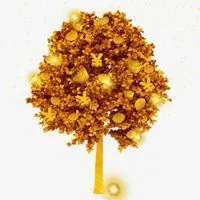 金色好看的大树头像_微信头像图片大全