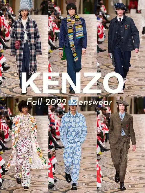 秀场回顾kenzo2022秋冬系列男装大秀