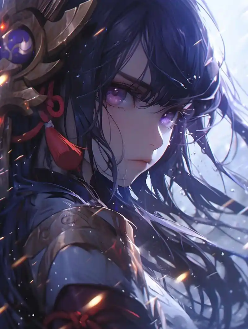 原神|雷电将军第二弹 今天是雷电将军壁纸&头像第二弹分享 大家有什么