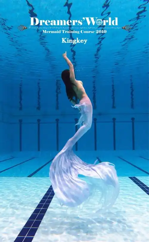 鲸歌美人鱼尾巴九色财气量身定制海洋馆美人鱼泳衣拍摄高清鱼尾巴