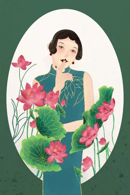 民国风小姐姐|插画|商业插画|yanni米兔 - 原创作品 - 站酷 (zcool)