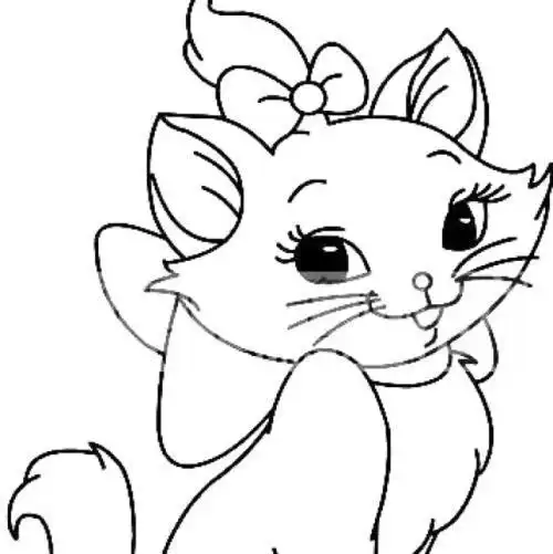 简笔画猫妈妈的画法