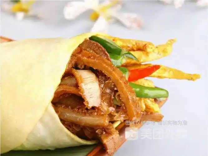 麻辣牛肚卷饼图片