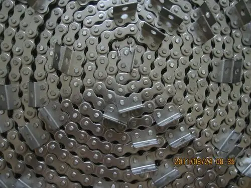 温州不锈钢链条厂家批发 08b/4分双排不锈钢链条 弯板不锈钢链条