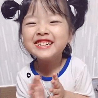 权律二丸子头哈哈笑动图表情包_权律_动图_丸子_哈哈笑表情