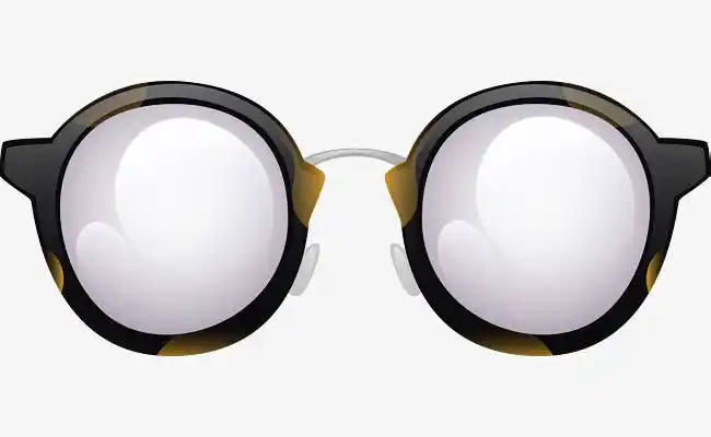 箭头眼镜小手像素装饰元素免扣素材图